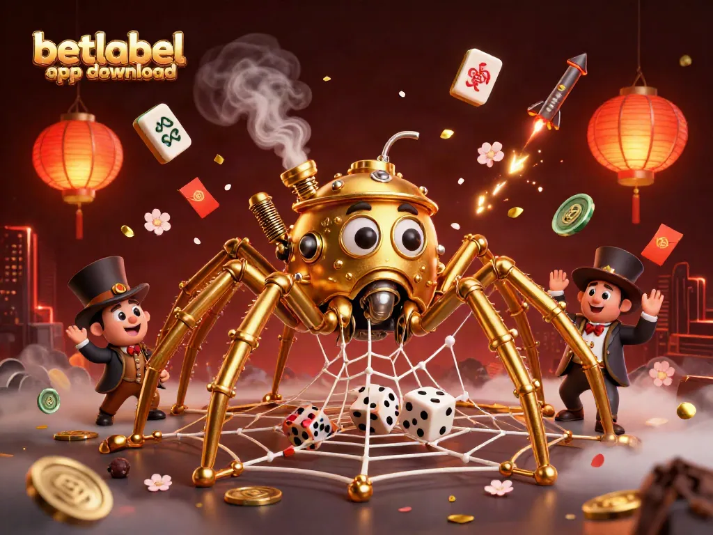 Engage with the vibrant betlabel app download illustration showcasing steampunk elements and casino vibes.