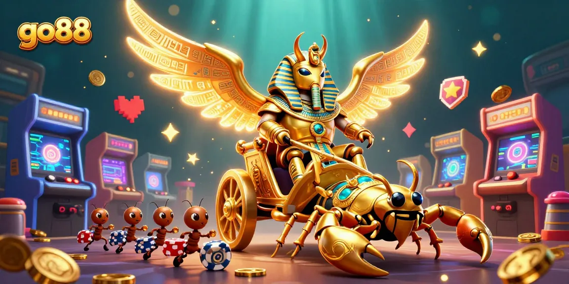 Experience thrilling gameplay at go88 with a vibrant casino-themed digital illustration featuring dynamic gaming elements.