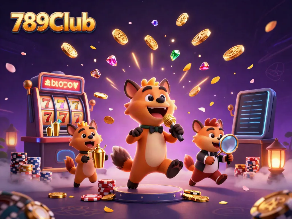 789Club features a vibrant casino scene with hyenas as bartenders, comedians, and bouncers.