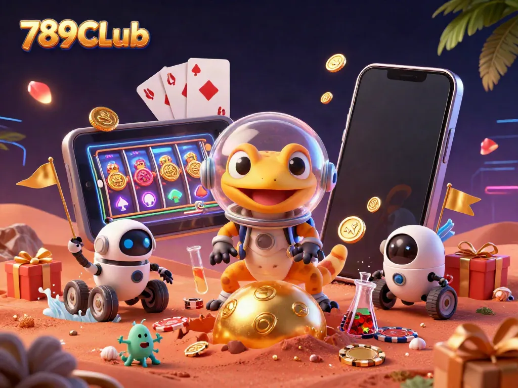 Engage in thrilling gameplay with 789CLub's dynamic casino adventure, featuring vibrant gaming elements.