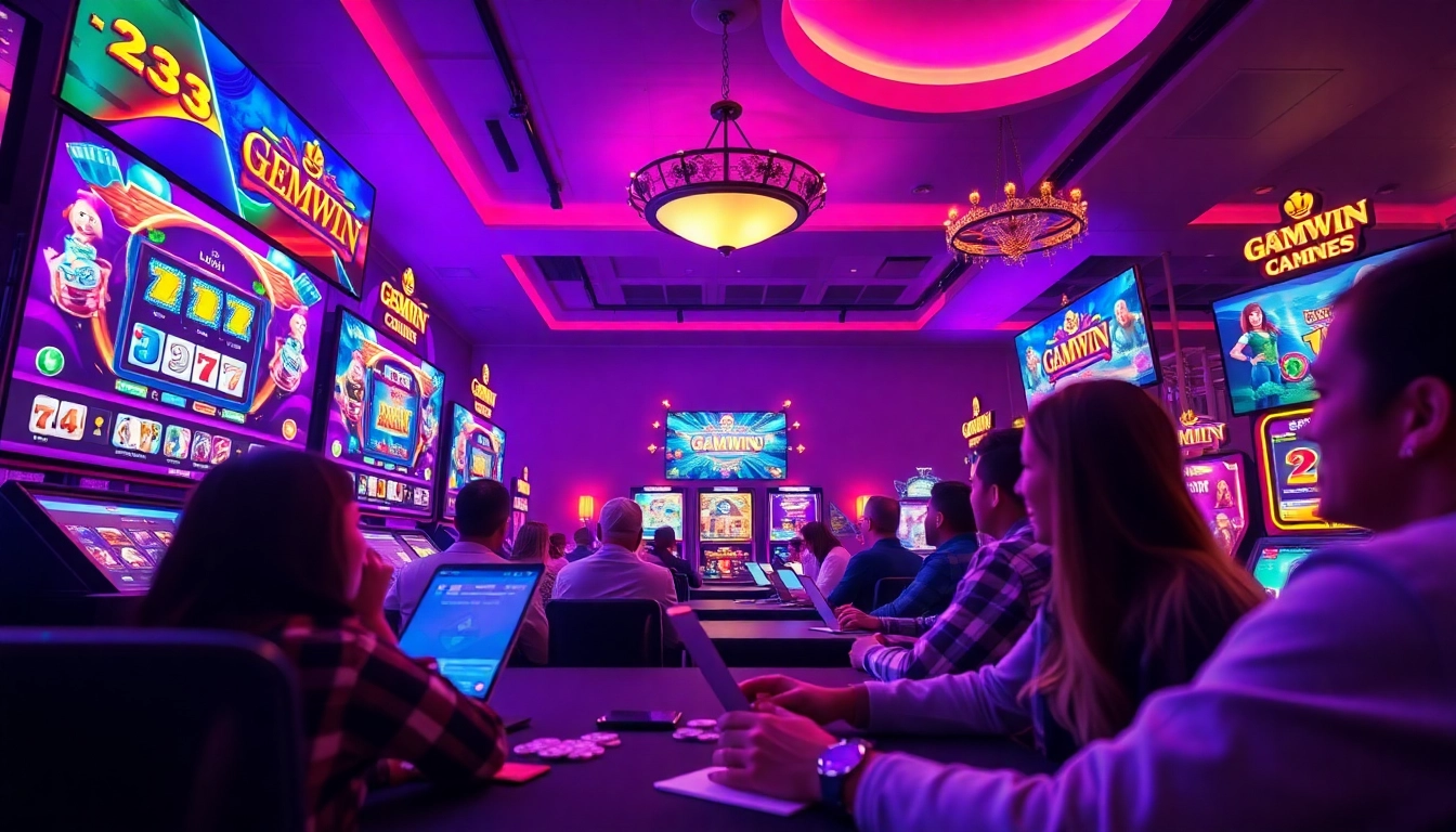 Engaging players at Gemwin enjoying diverse online gaming experiences.