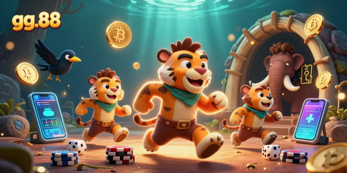 Experience thrilling gameplay at gg.88 with vibrant 3D casino elements and dynamic characters!